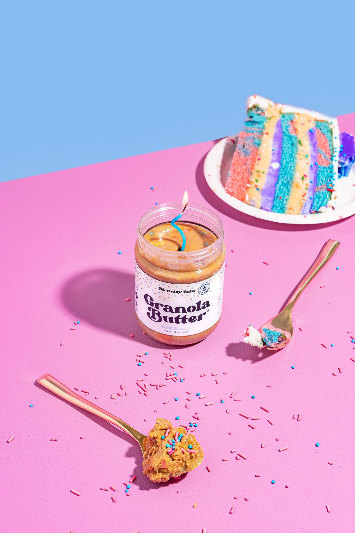 Birthday Cake Granola Butter